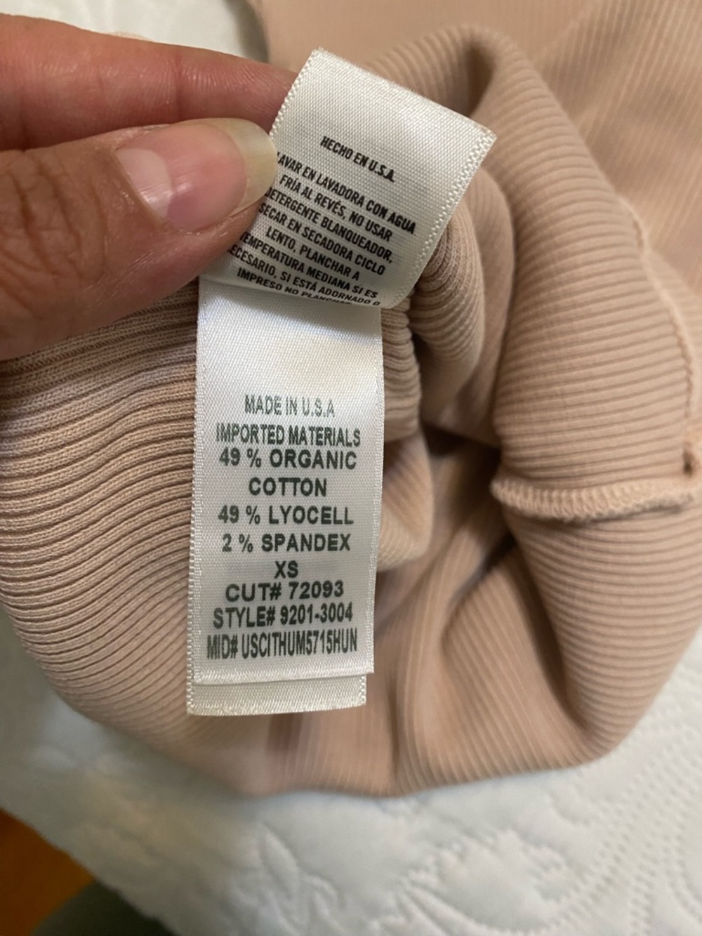 Citizens Of Humanity Isabel Rib Tank Top In Sandatlas - Picture 13 of 13